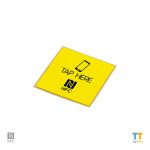 NFC Sticker YELLOW 40x40mm