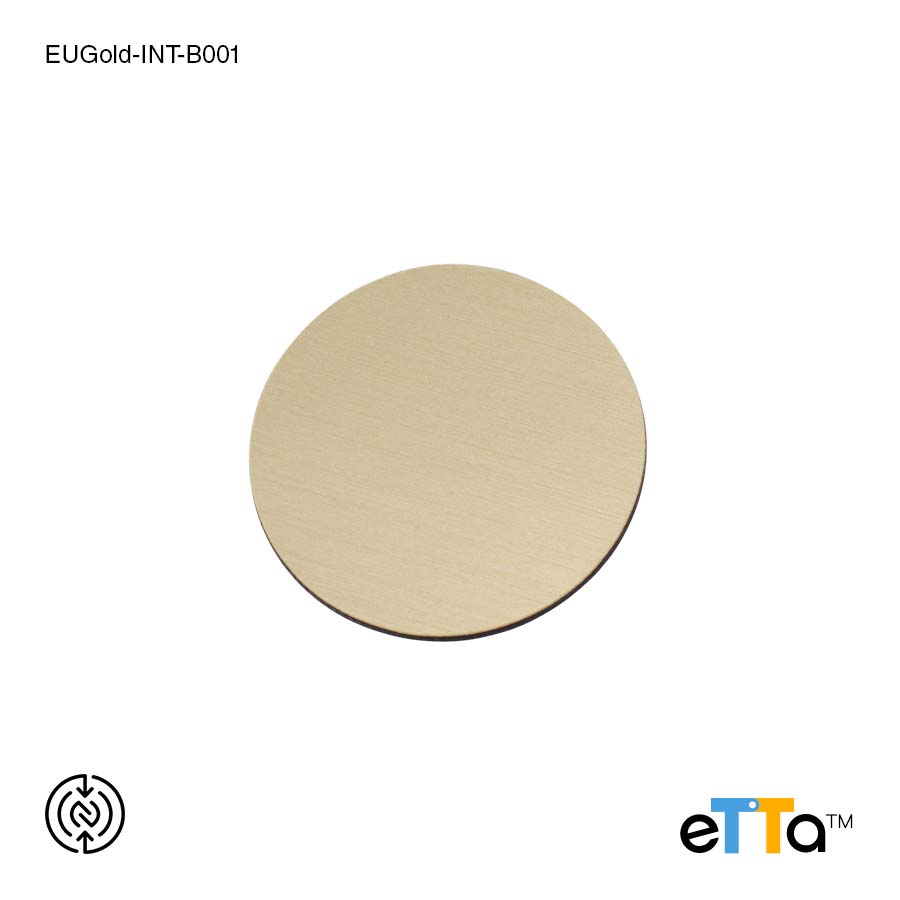 TagThose eTTa™ Faux Metallic NFC Tag INT 8G GOLD EU