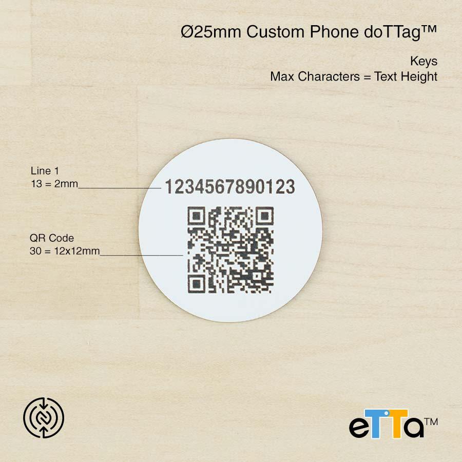 TagThose NFC eTTa™ doTTag™ Custom PhoneTag UG
