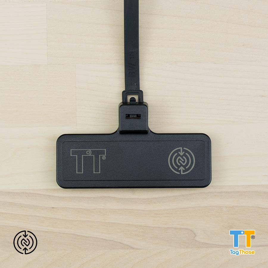 TagThose NFC Cable Tie Tag Model 2 Black
