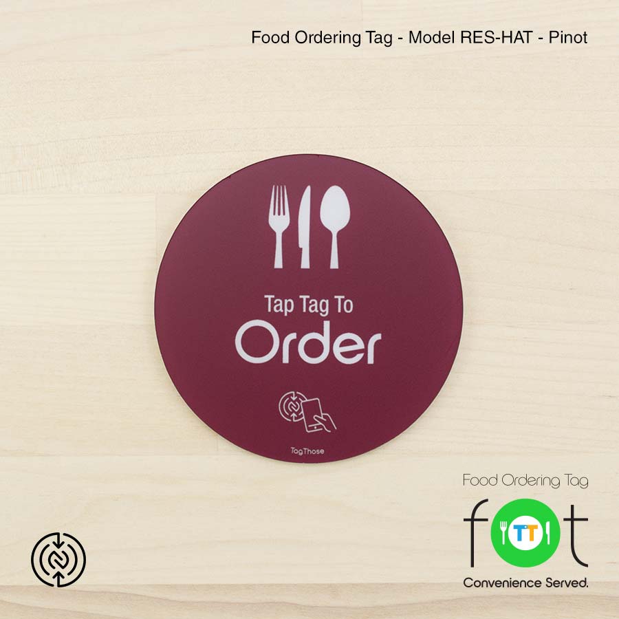 TagThose NFC eTTa Food Oredering Tag COSe Pinot