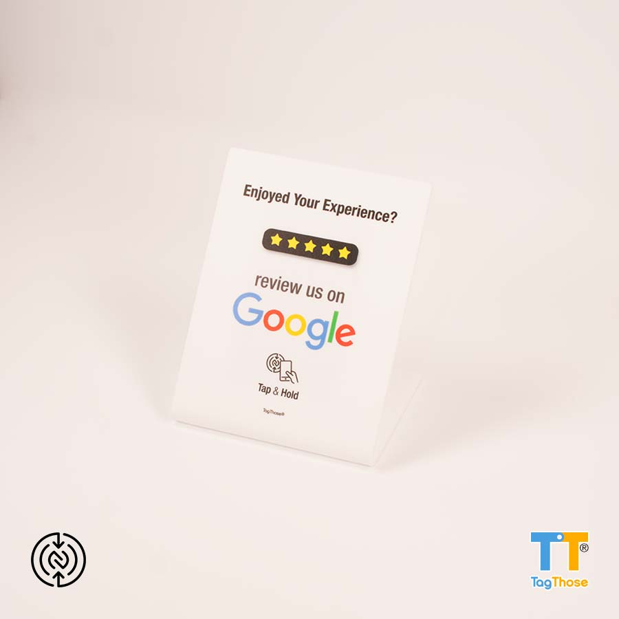 NFC Google Review Stand