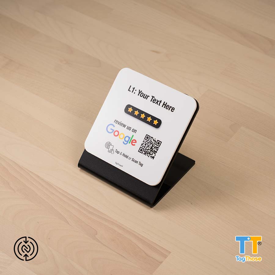 Custom NFC Review Stand