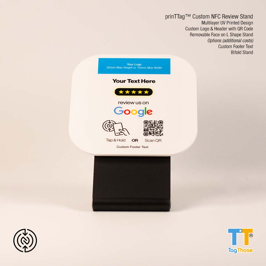 Custom NFC Review Stand