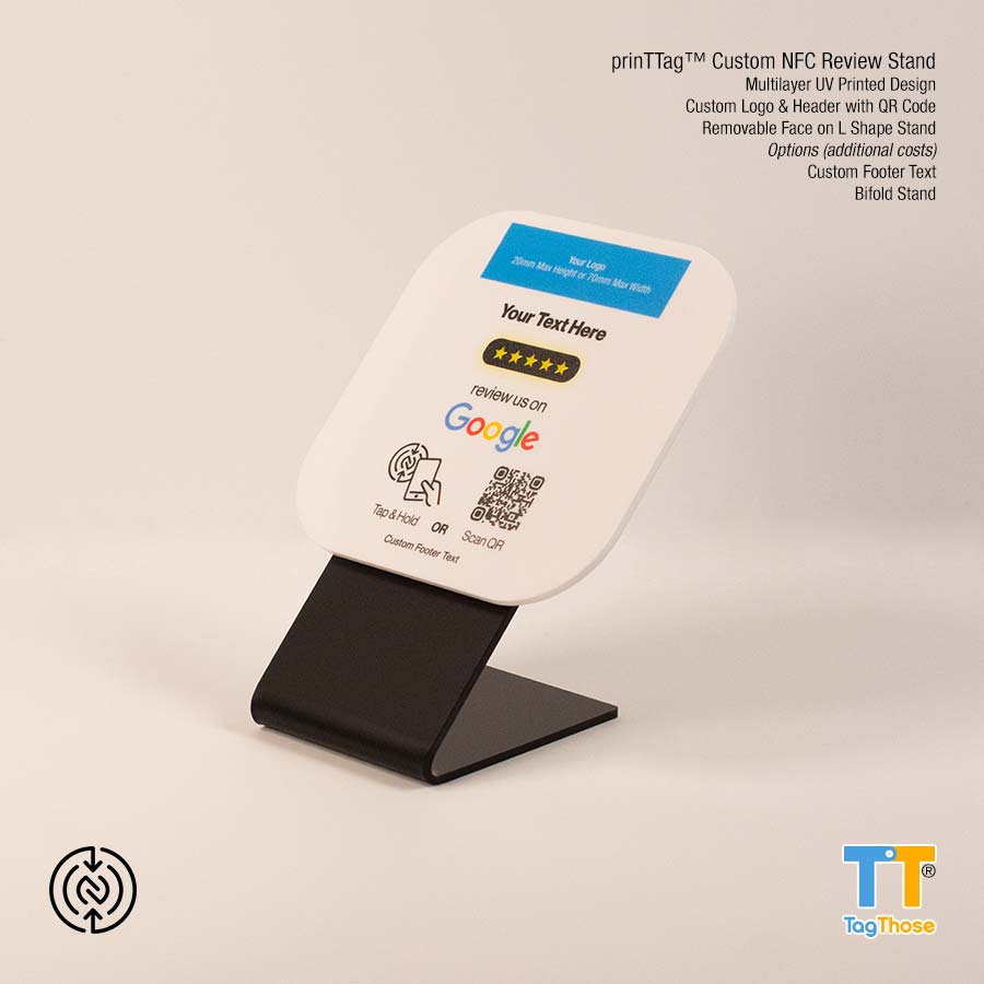 Custom NFC Review Stand