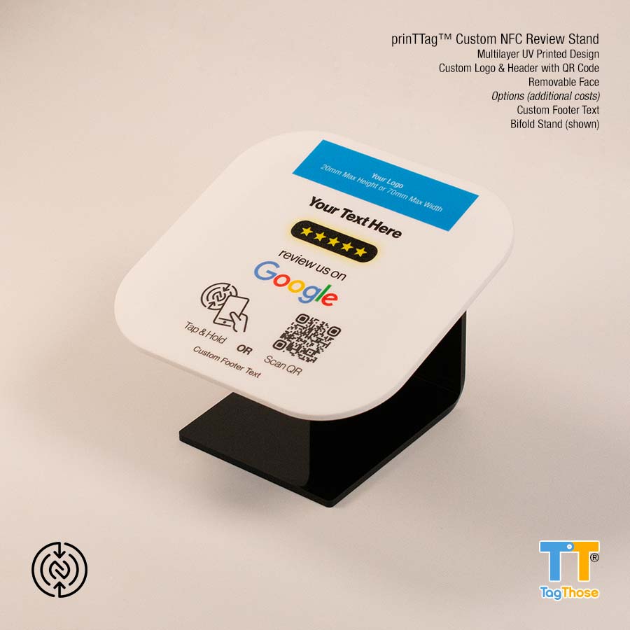 Custom NFC Review Stand