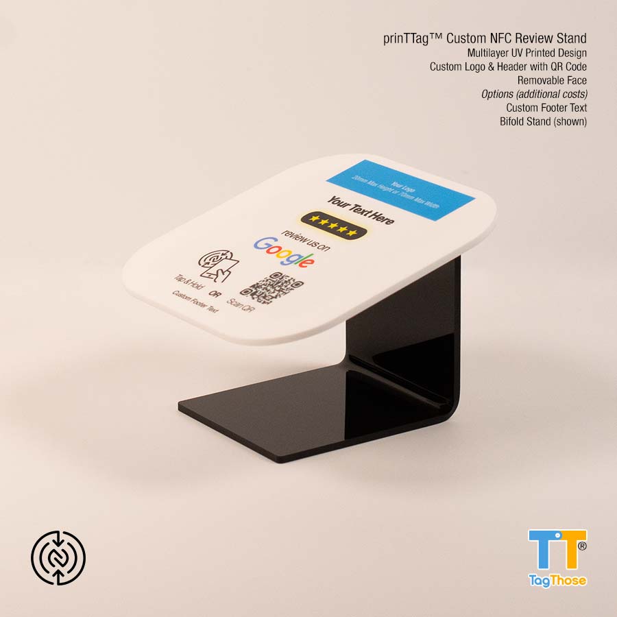Custom NFC Review Stand