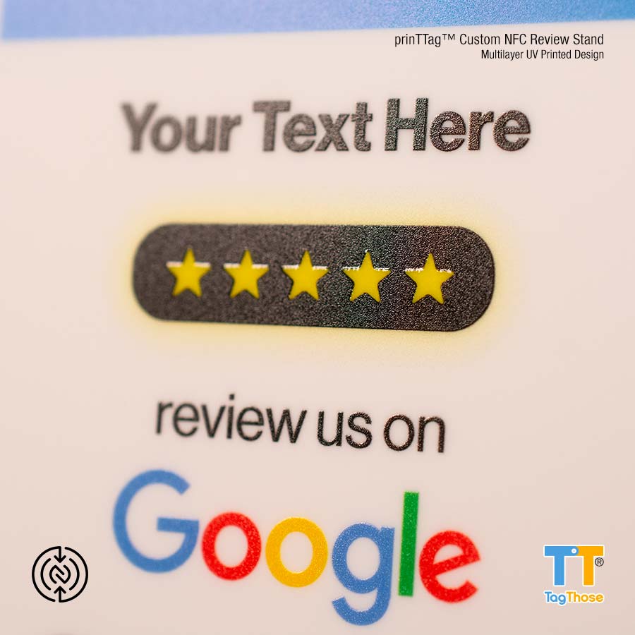 Custom NFC Review Stand
