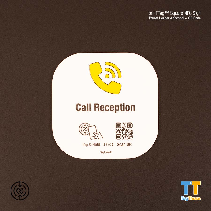 Square NFC Sign