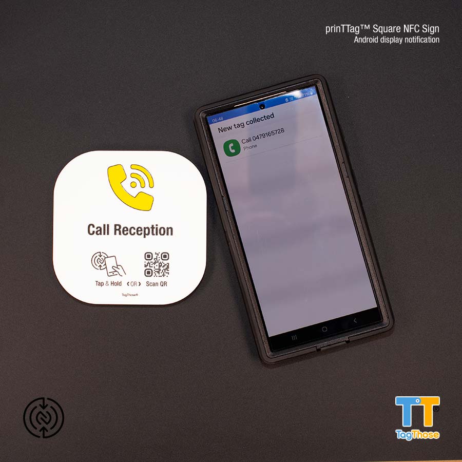 Square NFC Sign