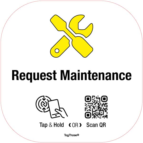 Square NFC Sign