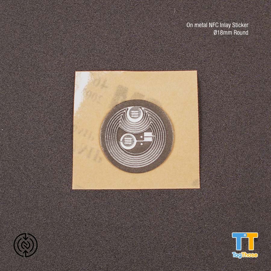 Antimetal NFC Inlay 18mmNTAG213Round