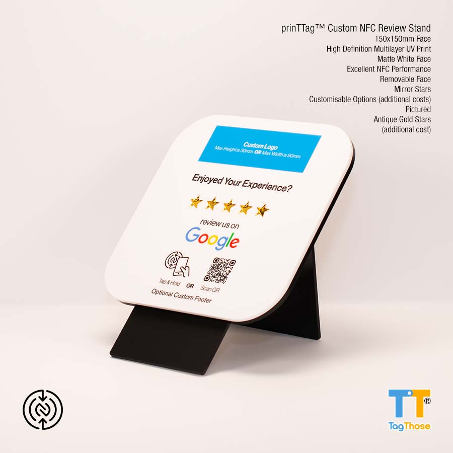 Custom NFC Review Stand