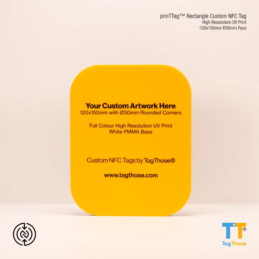prinTTag™ Rectangle Custom NFC Tag 1 Unit