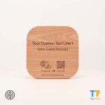 Printed Wood NFC Tag